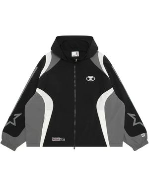 Aape By A Bathing Ape Panelled Jacket - Black