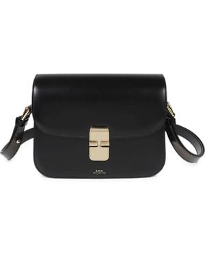A.P.C. Small Grace Shoulder Bag - Black
