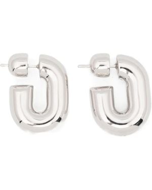 Maria Black Pendientes De Aro Forma - Blanco
