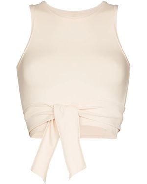Live The Process Ballet Tie-Detail Performance Top - Multicolour