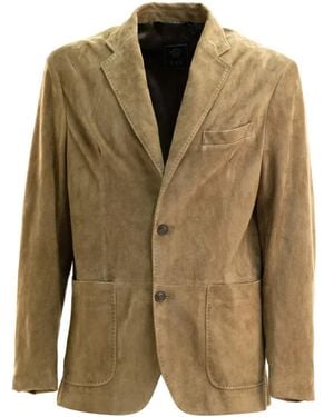 Fay Patch-Pocket Blazer - Green