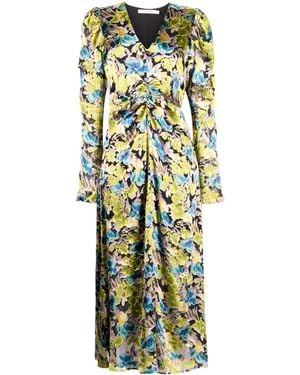 Gestuz Floria Long-Sleeve Long Dress - Black