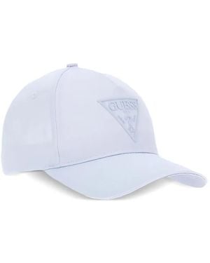 Guess Logo Baseball Cap - White