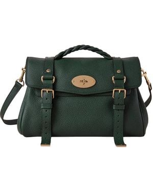 Mulberry Alexa Braided-Handle Shoulder Bag - Green