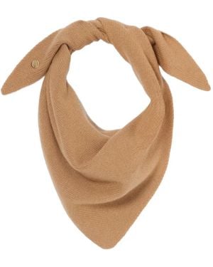 Claudie Pierlot Triangular Wool Scarf - White