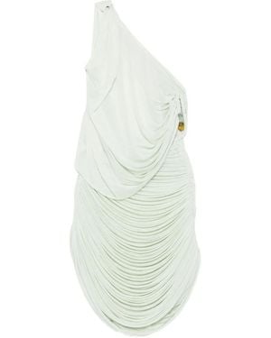 Christopher Esber Draped One-Shoulder Dress - White