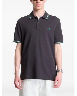 Fred Perry Short-Sleeve Polo Shirt - Black