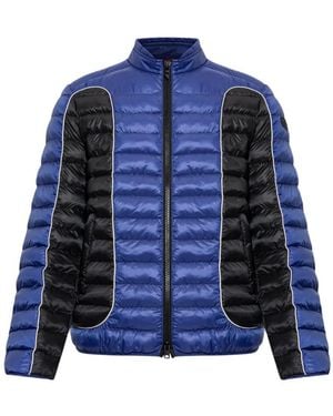 DIESEL Quilted Panelled Jacket - Blue