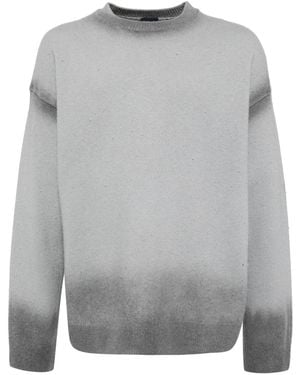 Juun.J Jersey con cuello en V - Gris
