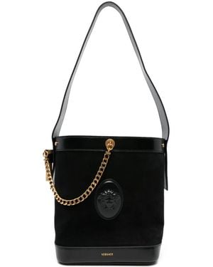 Versace Beuteltasche Mit Kettendetail - Schwarz