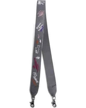 Zadig & Voltaire Embroidered Bag Strap - White