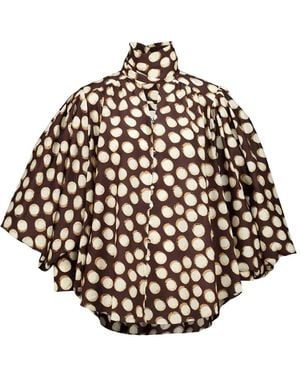 ALÉMAIS Paula Blouse - Brown