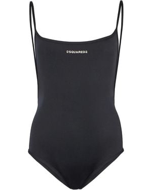 DSquared² Logo Swimsuit - Black