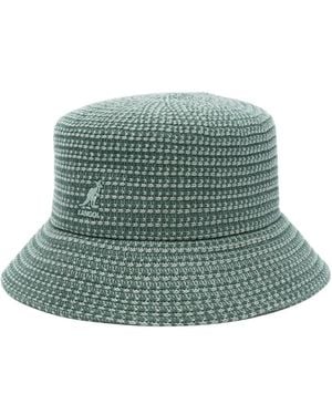 Kangol Patterned Bucket Hat - Green