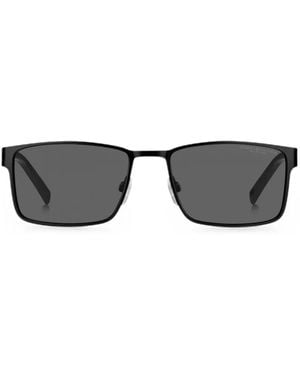Tommy Hilfiger Rectangle-Frame Sunglasses - Grey
