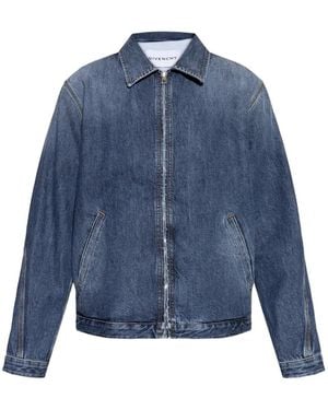Givenchy Jacke mit Reißverschluss - Blau
