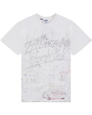 BBCICECREAM Sketch-Print T-Shirt - White