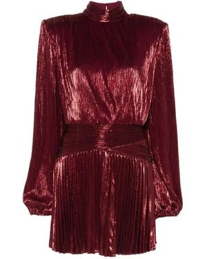retroféte Freja Shoulder-Pad Mini Dress - Red