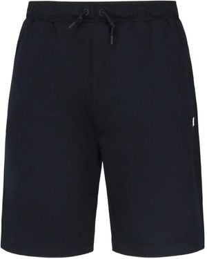 K-Way Drawstring-Pocket Shorts - Blue
