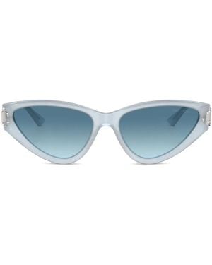Jimmy Choo Sonnenbrille Mit Cat-Eye-Gestell - Blau