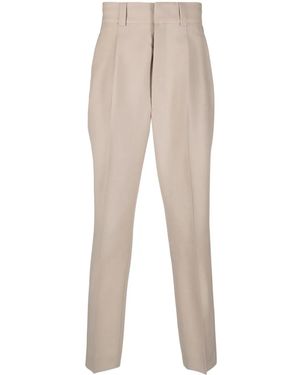 Fear Of God Pleated Tapered-Leg Trousers - Natural
