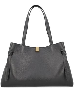 Yuzefi Gyoza Knot-Detail Tote Bag - Black