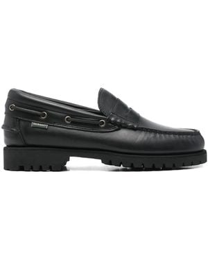 Sebago Penny Tread-Sole Loafers - Black