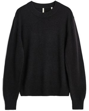 sunflower Pullover mit rundem Ausschnitt - Schwarz