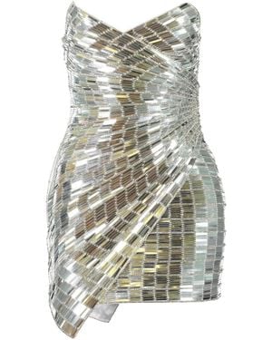 retroféte Aura Embellished Dress - Grey