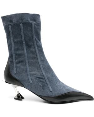 Mugler Fang Stiefeletten 55Mm - Blau