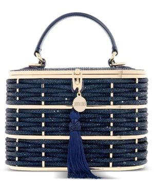 Judith Leiber Bolso Shopper Willow Con Detalles De Cristal - Azul