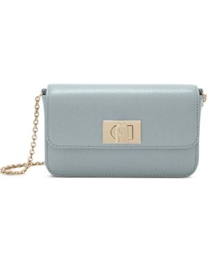 Furla 1927 Chain-Link Crossbody Bag - Blue
