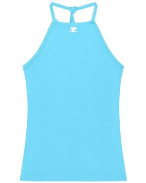 Courreges Logo Top - Blue