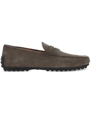 Tod's City Gommino Loafers - Gray