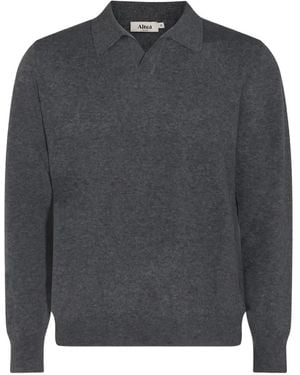 Altea Pullover Mit Spreizkragen - Grau