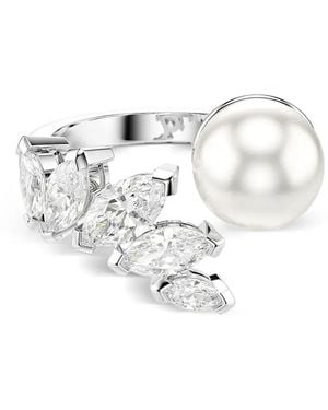 Swarovski Mesmera Crystal-Embellished Open Ring - White