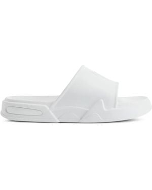 Giuseppe Zanotti Signature Logo Slide - White