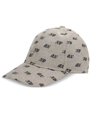 ARMANI EXCHANGE Logo-Pattern Baseball Cap - Gray