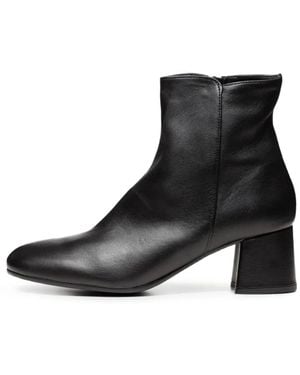 Poche Paris Bottines En Cuir - Noir