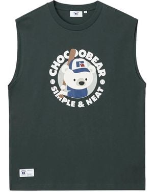 Chocoolate Graphic-Print Tank Top - Green