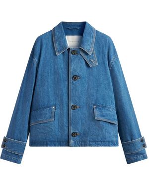 Mackintosh Humbie Denim Button-Up Jacket - Blue