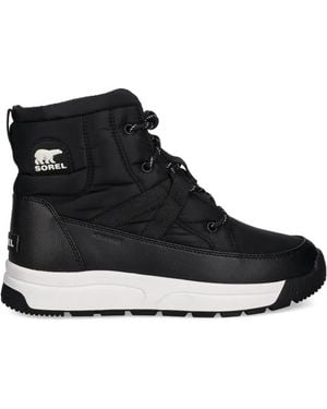 Sorel Whitney Iii Quilted Lace-Up Boots - Black