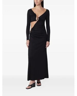 Christopher Esber Long-Sleeve Maxi Dress - Black