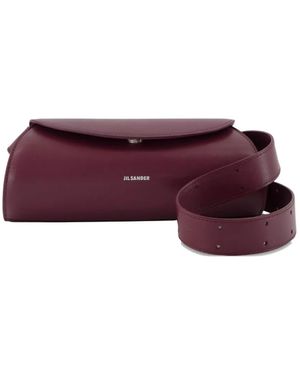 Jil Sander Cannolo Mini Purse - Purple