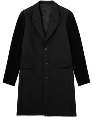 DIESEL Long-Sleeve Coat - Black