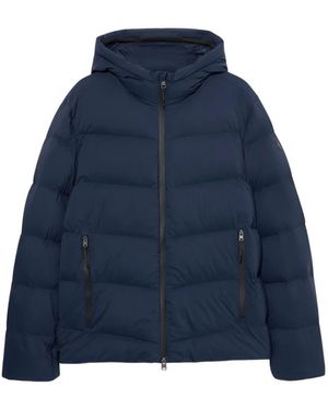 Brooks Brothers Hooded Down Jacket - Blue