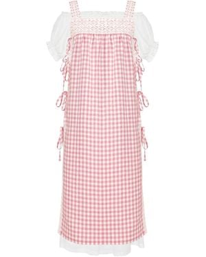 Sleeper Greta Layered Dress - Pink