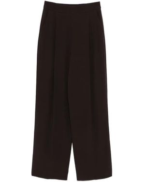 Agnona Pleated Pants - Black