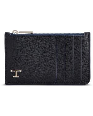 Tod's Logo-Plaque Cardholder - Black