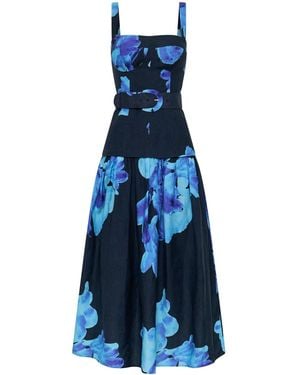 Nicholas Lidia Maxi Dress - Blue
